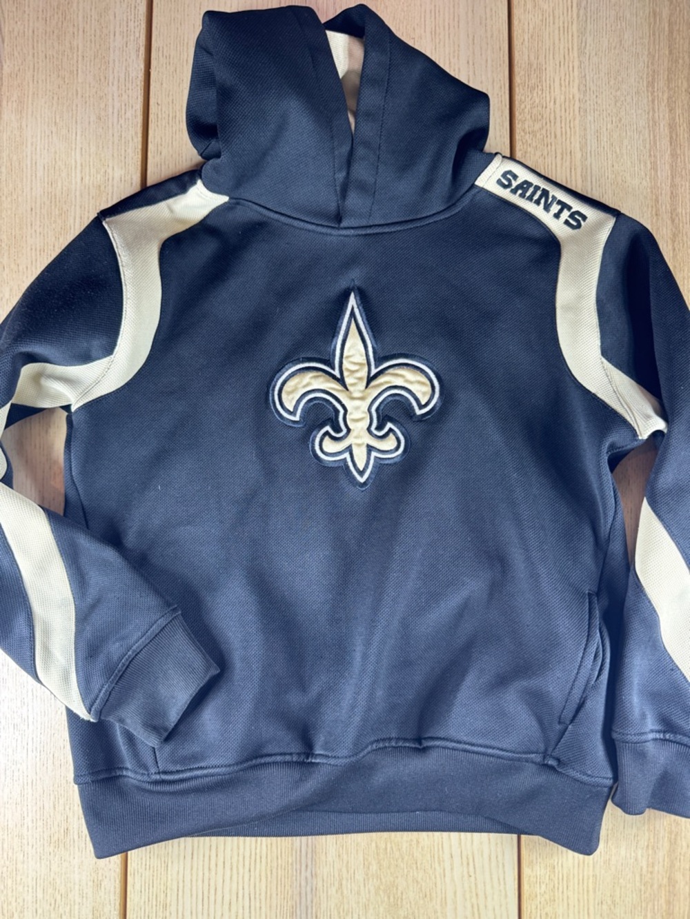 NFL Team Apparel New Orleans Saints‎ Youth Large Hoodie Black Gold